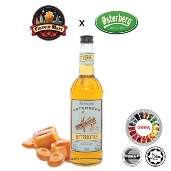 Osterberg Butterscotch Syrup 750 ML (0.98 KG)