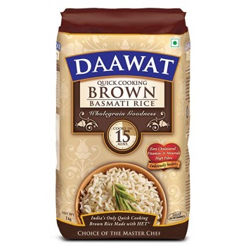 Daawat Brown Basmati Rice (Quick Cooking) 1kg