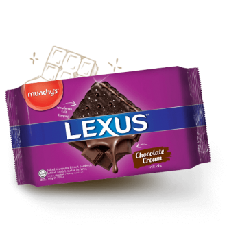 Munchy's lexus chocolate cream biscuit